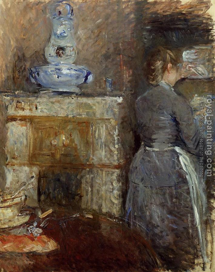 Berthe Morisot : The Dining Room of the Rouart Family